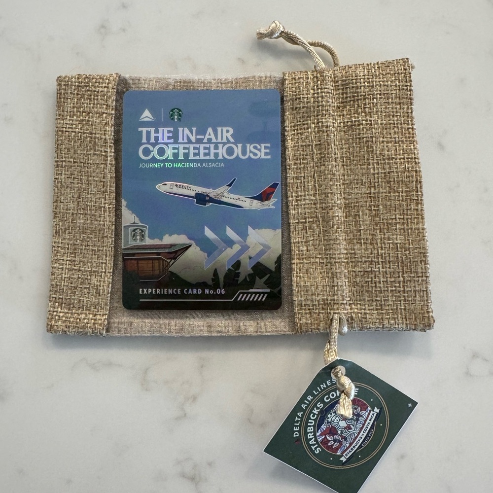 Delta In-Air Coffeehouse Experience Trading Card - Picture 4 of 5